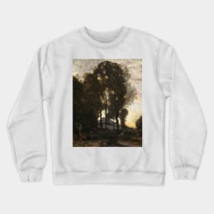 Souvenir of Italy by Jean-Baptiste-Camille Corot Crewneck Sweatshirt